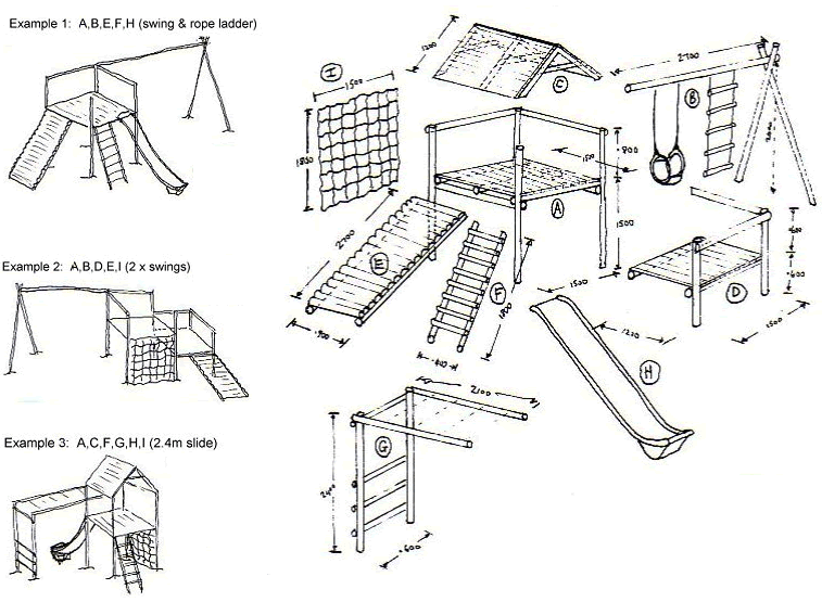 Wooden Jungle Gym Plans